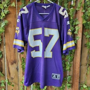 Starter Purple Minnesota Vikings Dwayne Rudd Jersey Size M/L